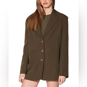 **NWT** Walter Baker Jagger Oversized Fit Blazer
